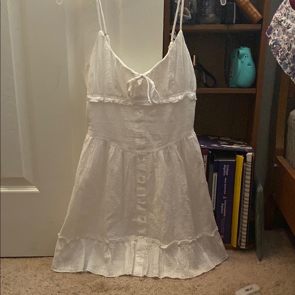 Elegant White Mini Dress